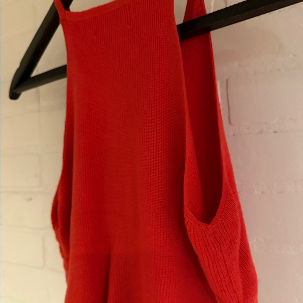 Universal Thread Red Ribbed Tank Top - Picture 6 of 7